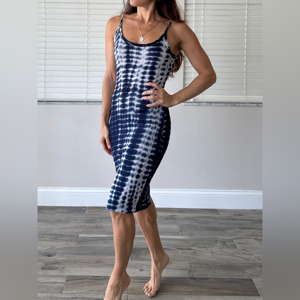 Tie Dye Fitted Dress